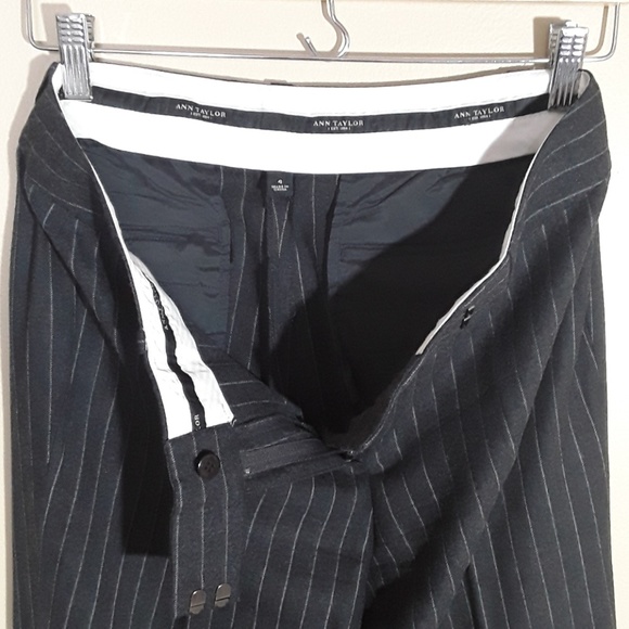 Ann Taylor charcoal pin striped pants - Picture 5 of 5